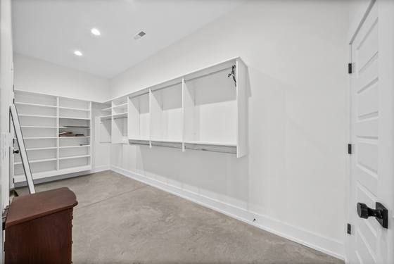 Primary closet