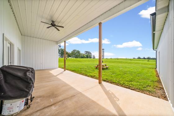 Covered patio