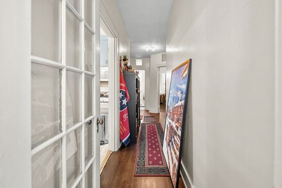 Interior French doors off the hall