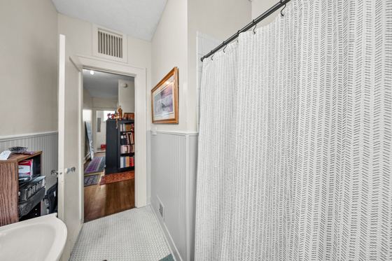 Full bath, tub and shower
